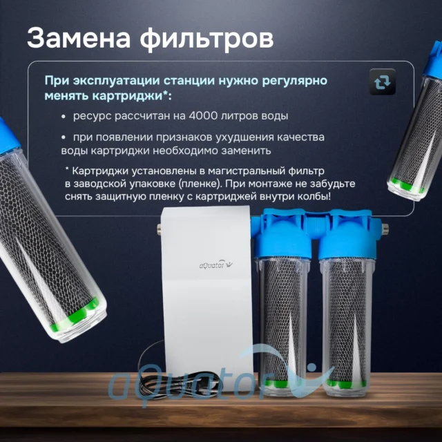 Очиститель и обогатитель кислородом питьевой воды «Акватор Плюс» — изображение 9